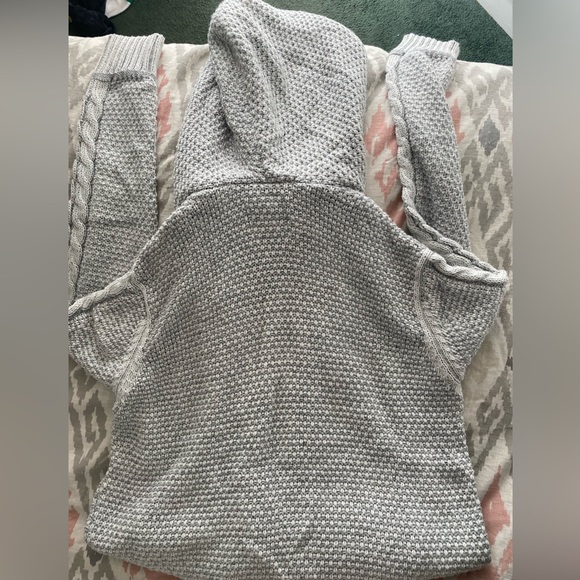 XR X-RAY JEANS grey black fall wool lined hoodie zip up - Picture 2 of 4